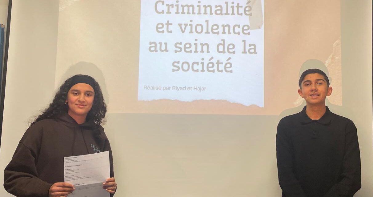 Débat criminalité et violence par riyad et hajar
