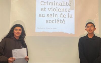 Débat criminalité et violence par riyad et hajar