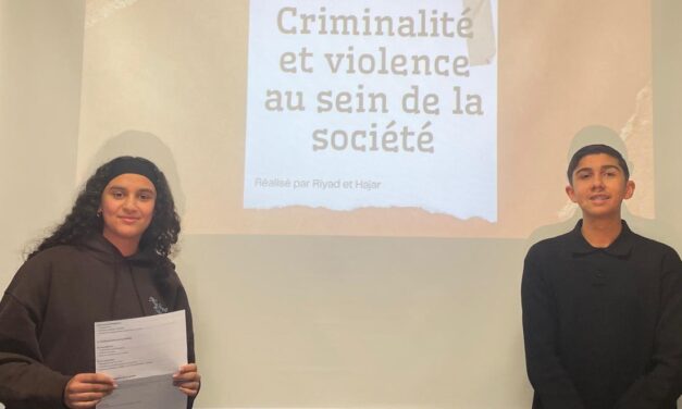 Débat criminalité et violence par riyad et hajar